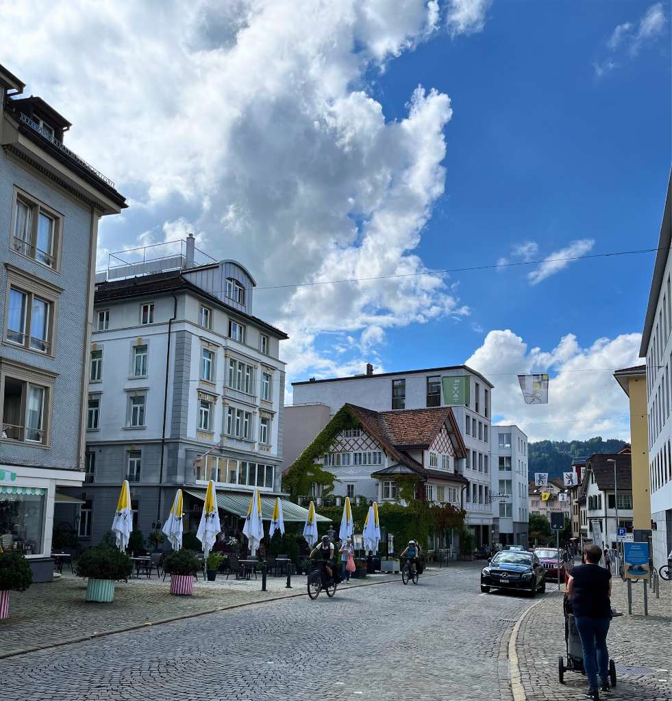 Street in Einsiedeln