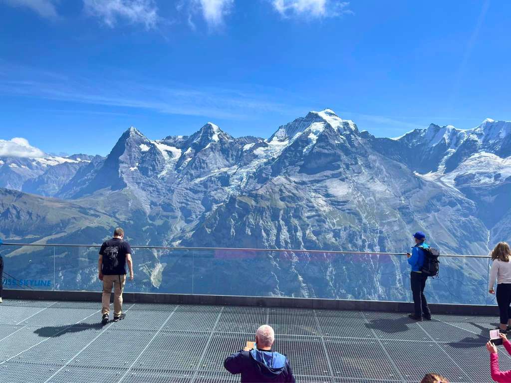 viewing platform at top of schilthorn