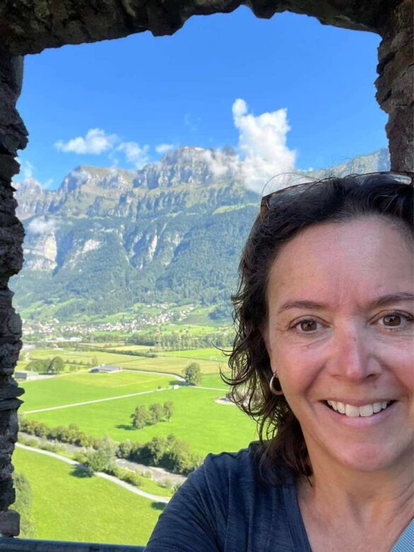 View from window inside Grapplang Castle View from window inside Grapplang Castle