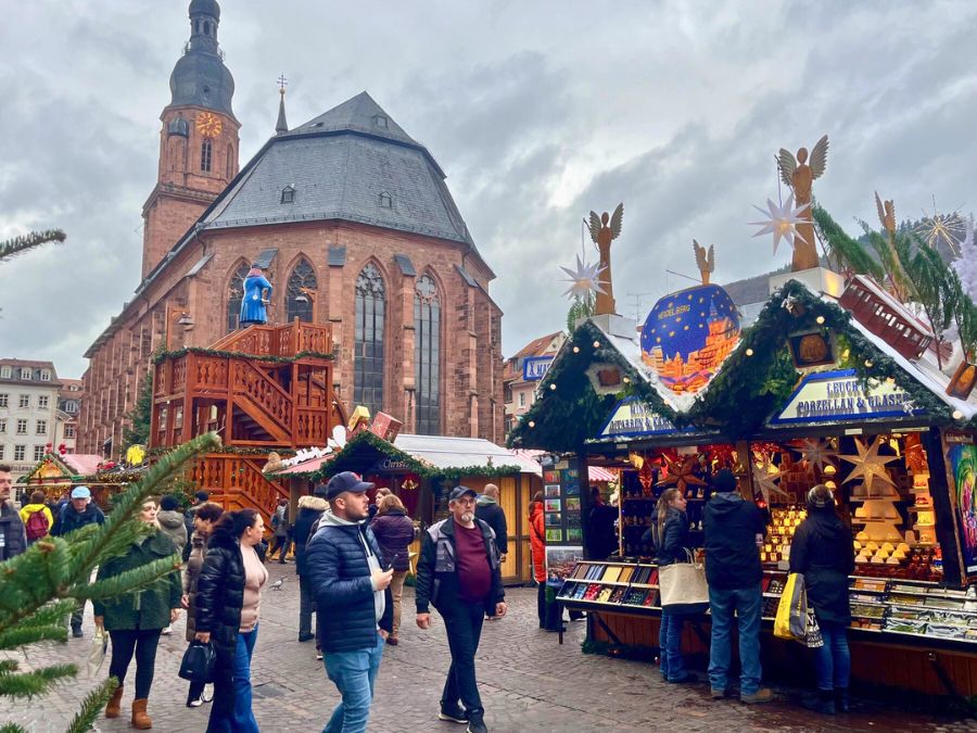 Heidelberg Christmas Market Church square