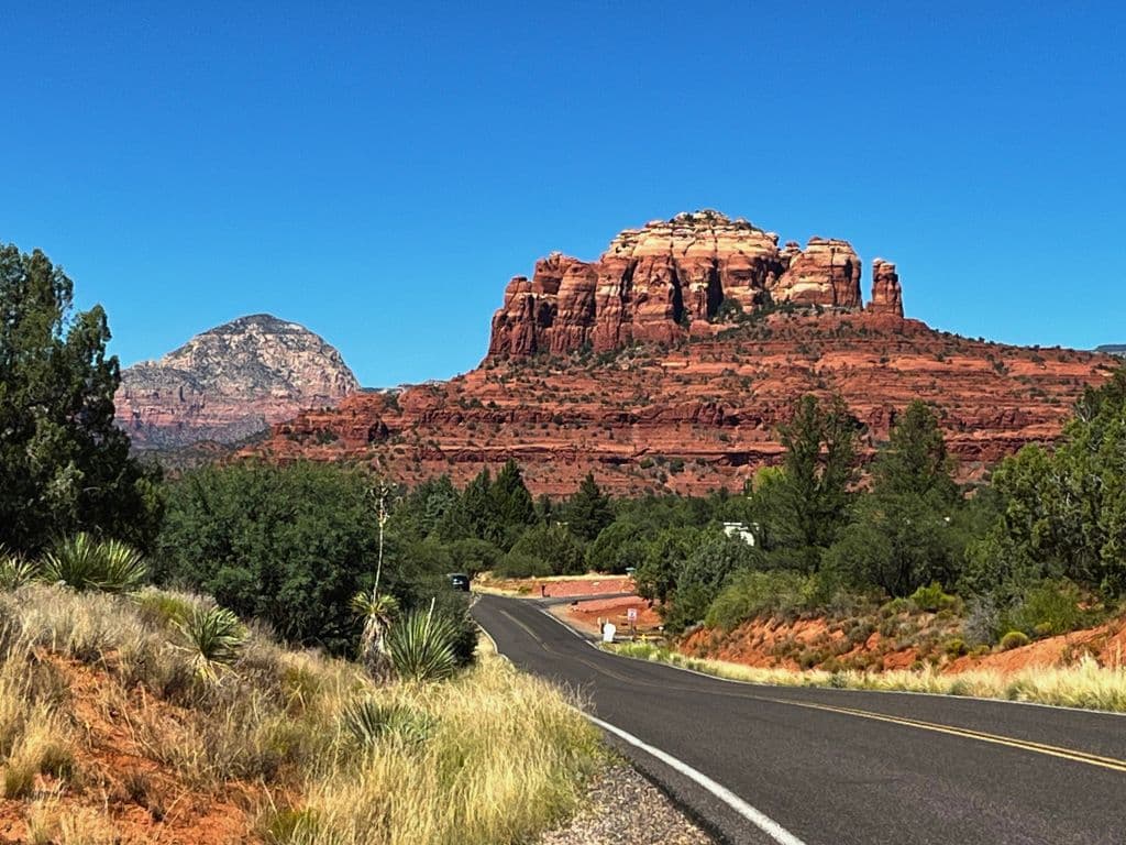 Cathedral Rock on scenic drive to sedona