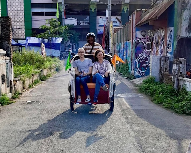 Becak in Yogyakarta
