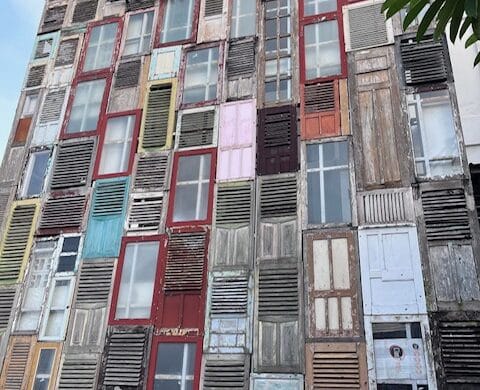 Adhisthana Hotel doors