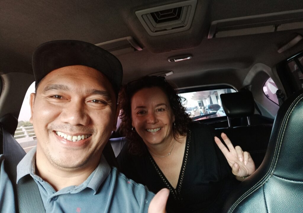 Grab driver in Indonesia