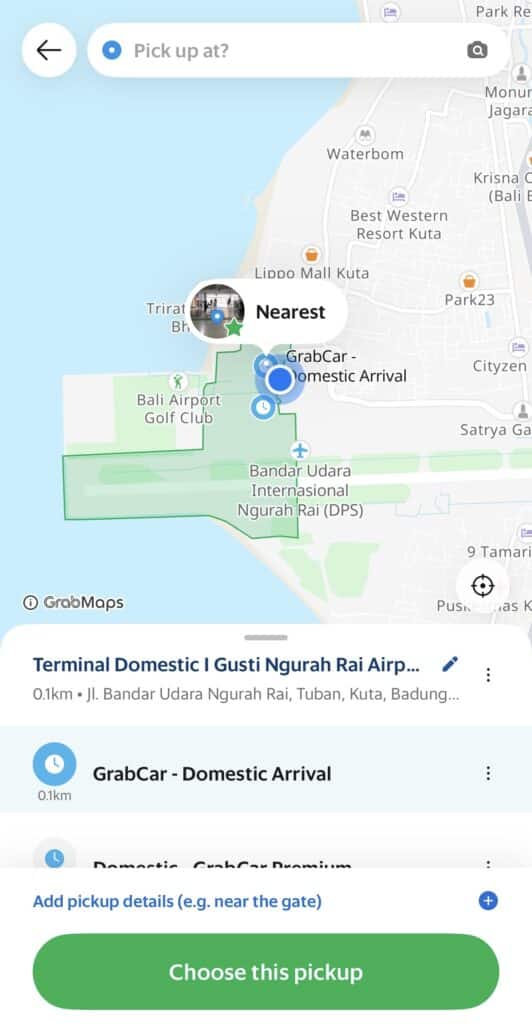 Using Grap App in Indonesia