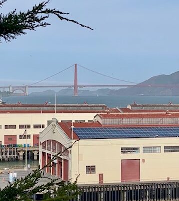 Fort Mason with Golden Gate Bridge