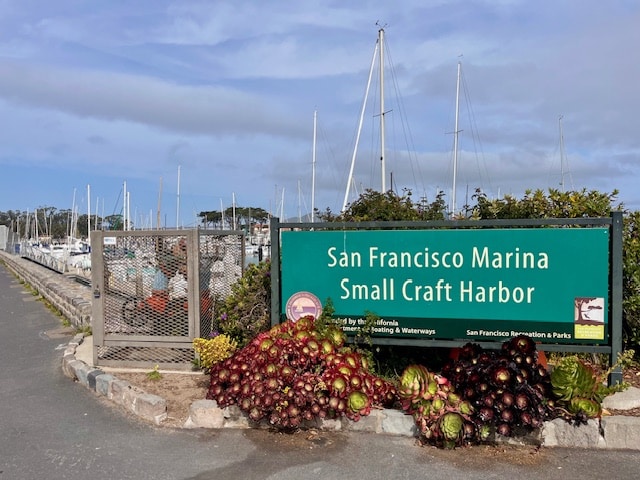Small Marina Sign
