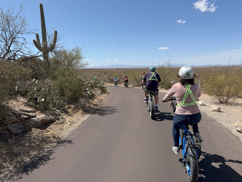 Tucson ebike in desert