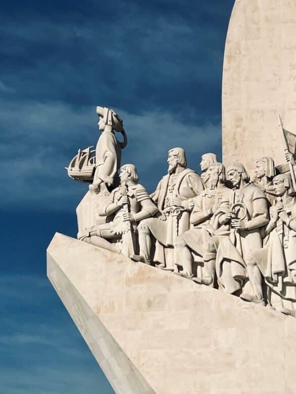 Close up of Explorers Monument