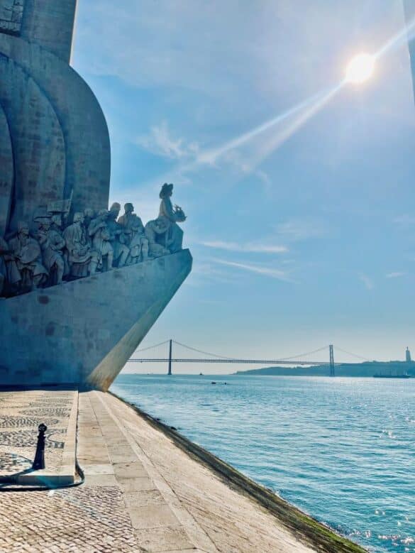 Explorers Monument with Bridge in distance