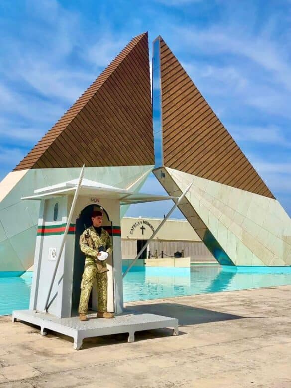 Guard at Combatants Museum