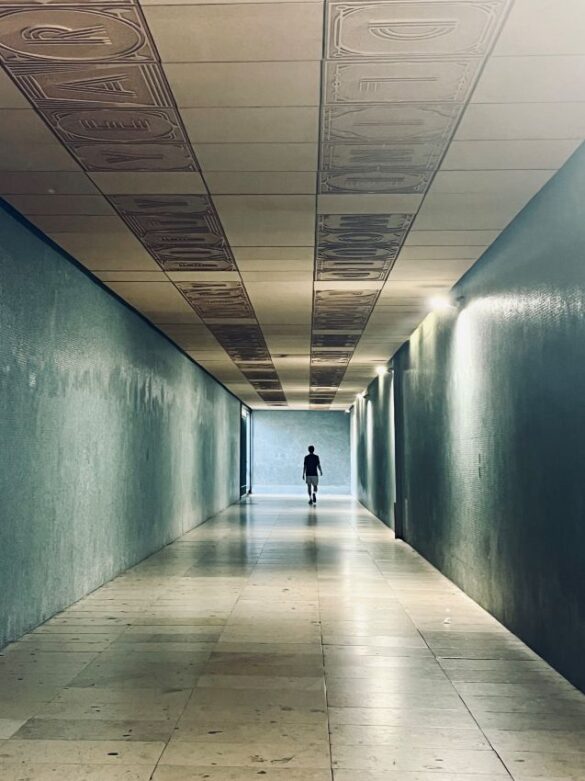 Pedestrian tunnel in Belem