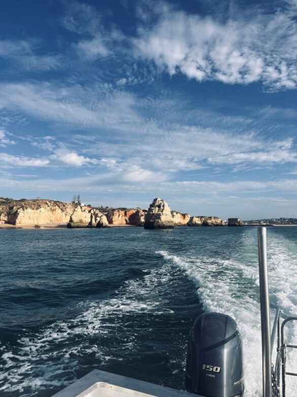 looking behind boat in lagos looking behind boat in lagos