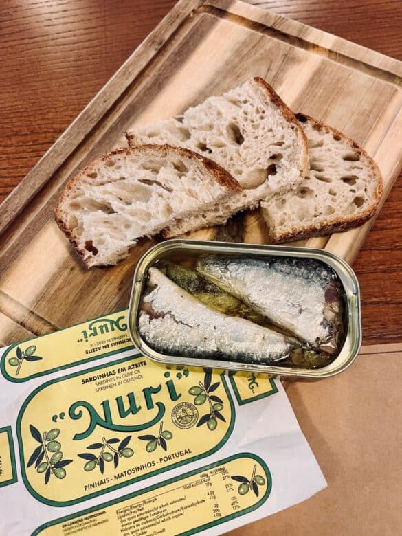 Tinned sardines at the Pinhais Sardine Factory