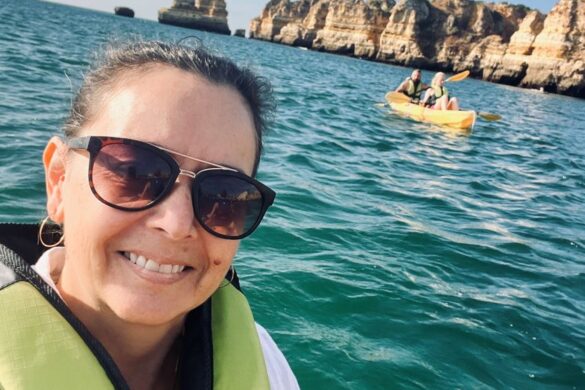 selfie on kayak in lagos selfie on kayak in lagos