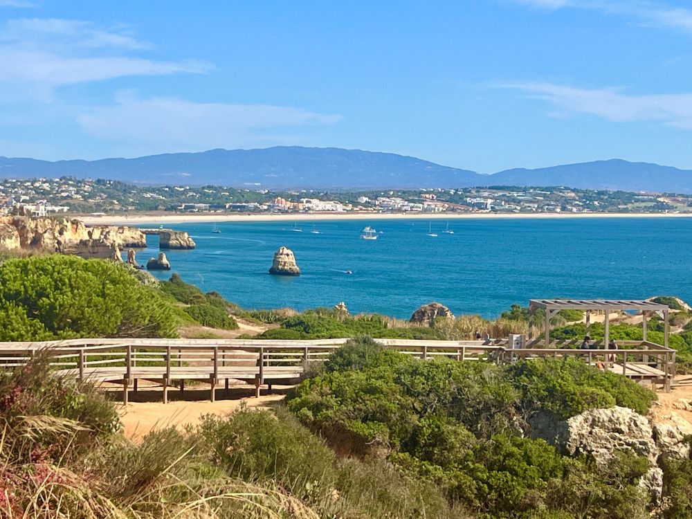 Boardwalk on Lagos coast