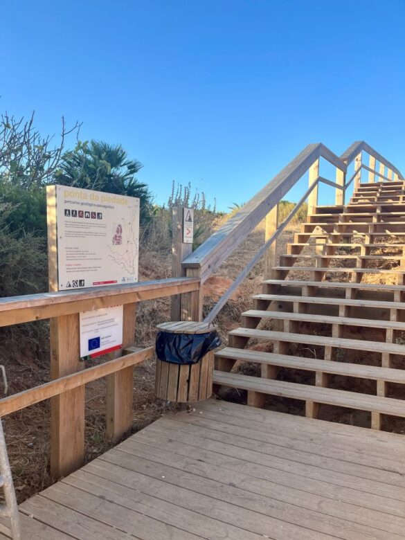 Entrance to the boardwalk