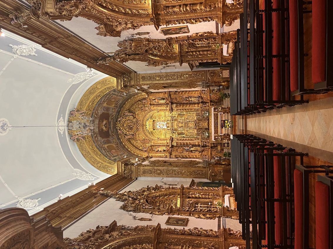 Inside the Carmo Church