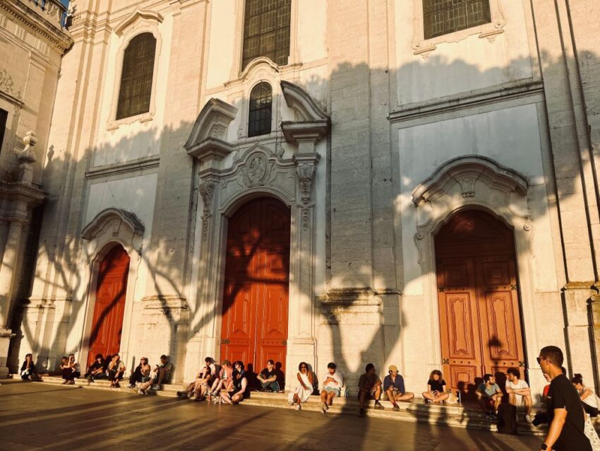 Graça Convent and Church at sunset in Lisbon