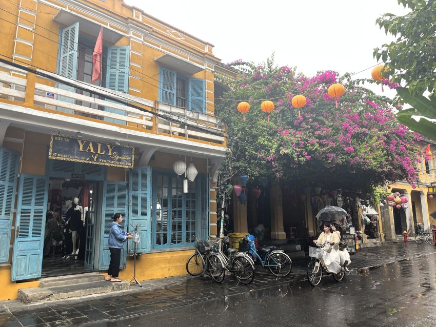 Ancient Town Hoi An in the rain
