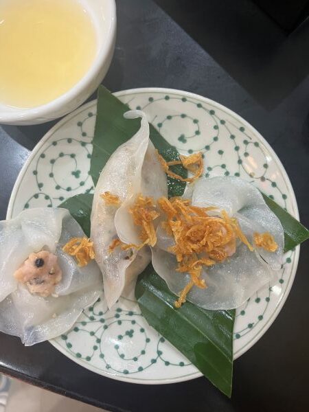 Dumplings at White Rose in Hoi An