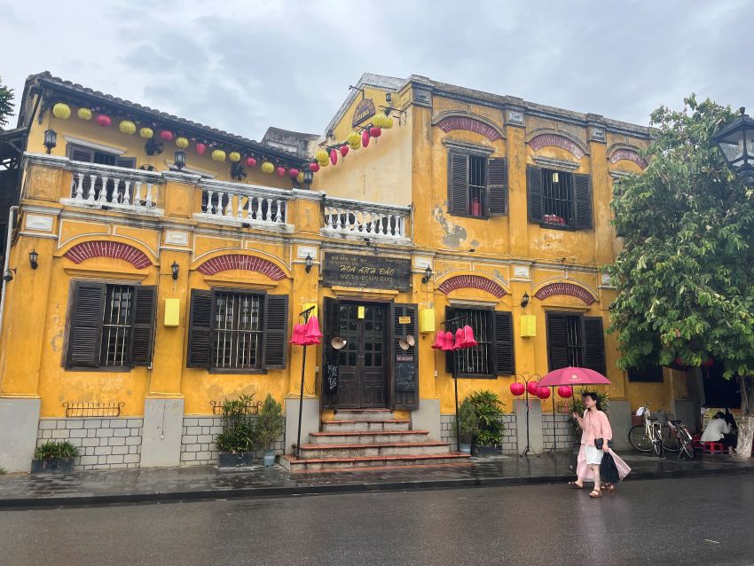 Yellow building in Hoi An Ancient Town